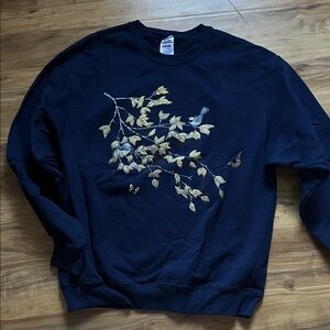 Jerzees brand vintage crewneck birds